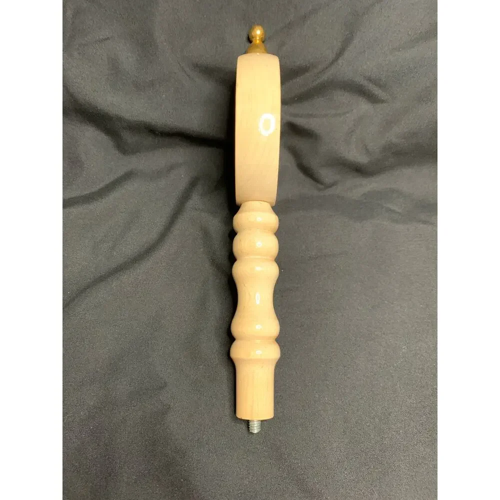 Beck's Oktoberfest Beer Tap Handle Wood Brass 12 Inch German Bar Keg Pull